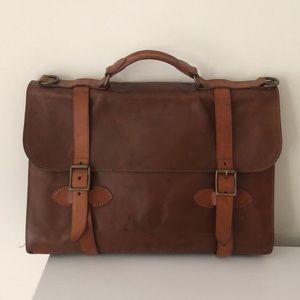 Ralph Lauren RRL Leather Messenger Bag